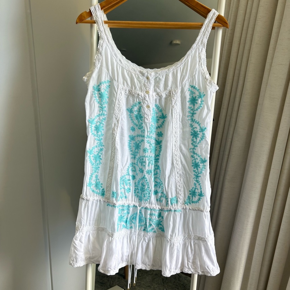 Melissa Odabash Blue and White Mini Dress/cover up